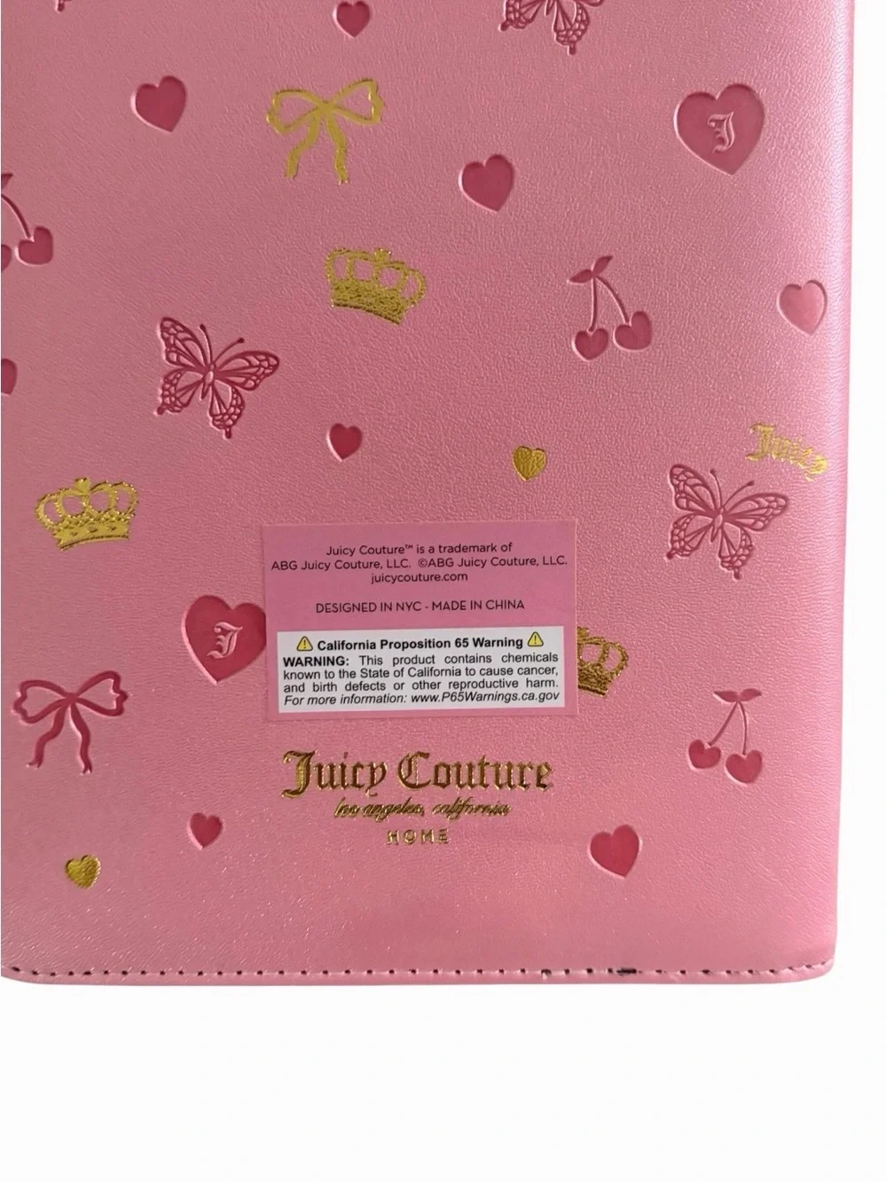 Juicy Couture Pink Leatherette 18-Month Planner & Pen Set (2026–2027)